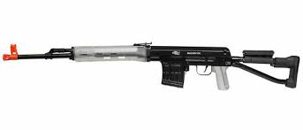 Aftermath Dragunov Airsoft Sniper Rifle, Clear, Fully Licensed