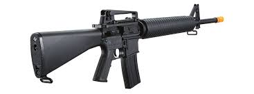 Armalite M15 A4 AEG Airsoft Rifle, LMT Licensed Sportline Package w/ 2 Mags and Speed Loader