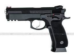 ASG CZ SP-01 ACCU Special Edition Gas Blowback Airsoft Pistol, Black