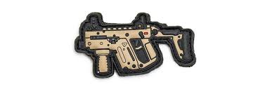 Aprilla Design PVC Iff Hook and Loop Modern Warfare Series Patch, Kriss Vector