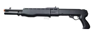 ASG Franchi SPAS-12 Burst Shot Airsoft Shotgun, Black