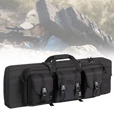 42'' Padded Rifle Carrying Case/Bag With Magazine Pouches Black