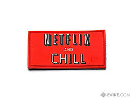 Aprilla Design Group Netflix & Chill Patch, Full Color