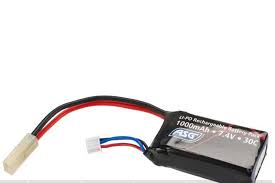 ASG 7.4v 1000mAh LiPO Battery