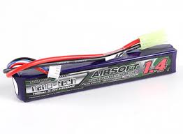 7.4V 1400maH 25C 2S High Discharge Buffer LiPO Battery