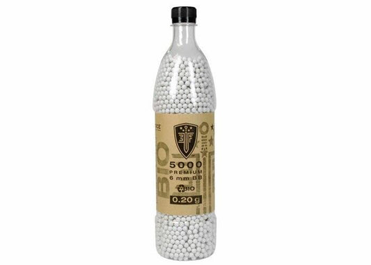 Elite Force 0.20g White Biodegradable Airsoft BBs – 5000 Round Bottle