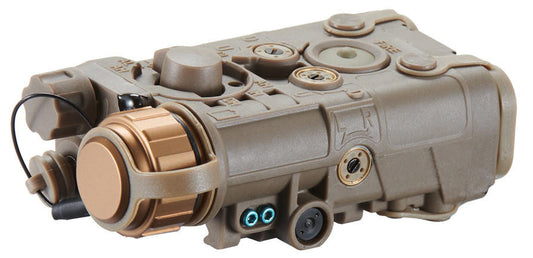 FMA Lab PEQ NGAL replica showing LED light lens and laser aperture