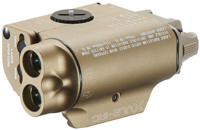 FMA Lab XVL2 IRC IR LED Flashlight and Laser left side view of the Flastlight