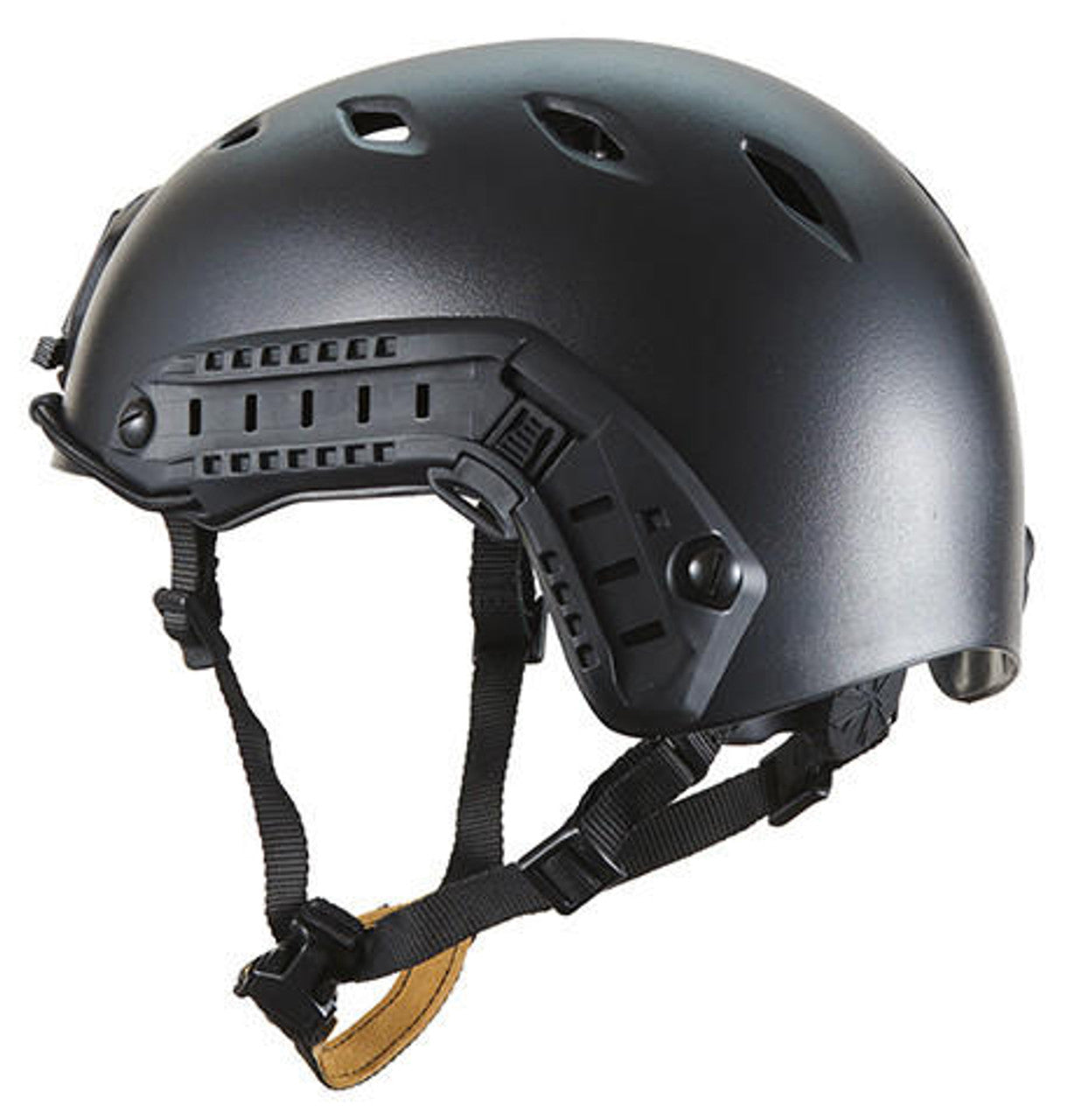 Tactical head protection with FMA Labs ACH Base Jump Helmet L/XL, Black – Perfect for military simulations and airsoft
