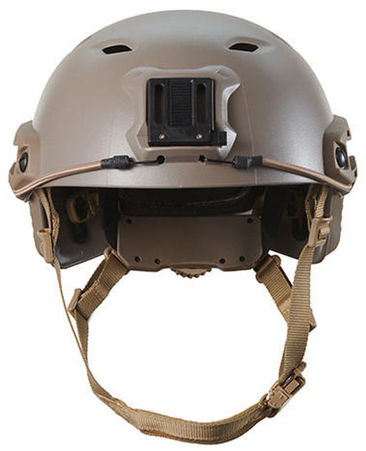FMA Labs ACH Base Jump Helmet L/XL in Tan, designed for airsoft