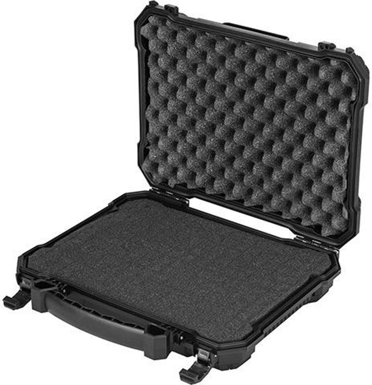 G-Force 12.6-Inch Protective Case Black - Closed with Secure Latch