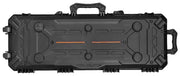 Close-up of G-Force rifle case heavy-duty zippers and reinforced carry handles