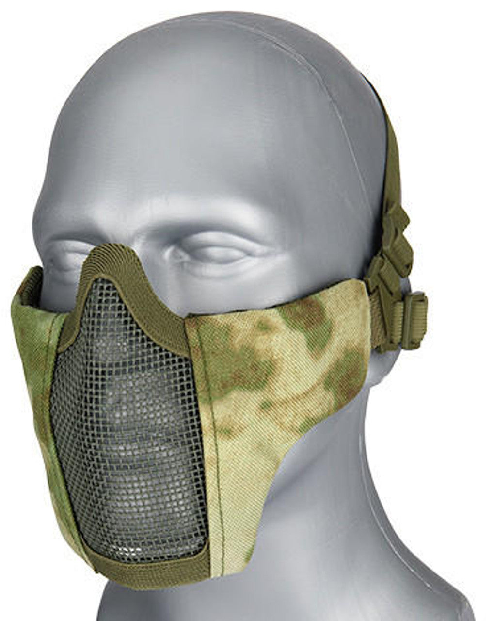 G-Force Tactical Steel Mesh Face Mask in AT-FG Camouflage for Airsoft Players