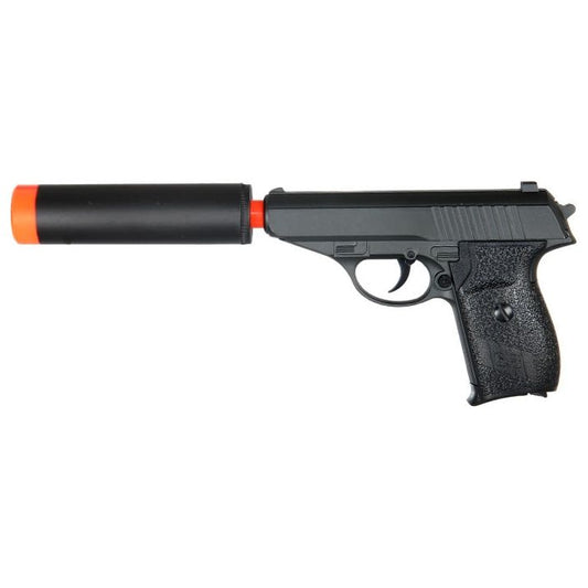 All NEW G3A Full Metal Airsoft Handgun bbs Pistol With Silencer