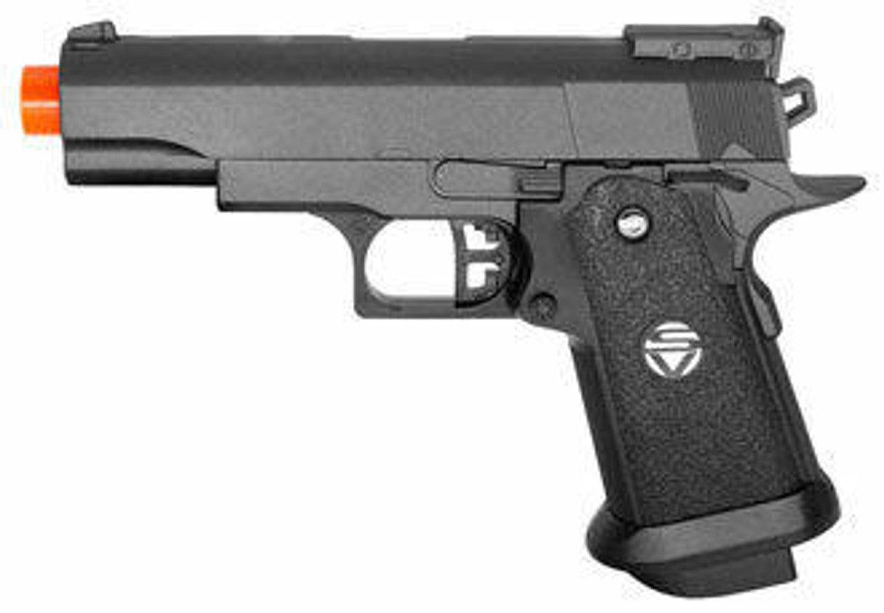 Galaxy G10 Full Metal Spring M1911 Airsoft Pistol Black Color