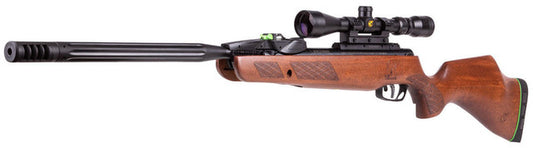 Gamo Arrow .22 caliber multi-shot PCP air rifle with black synthetic stock
