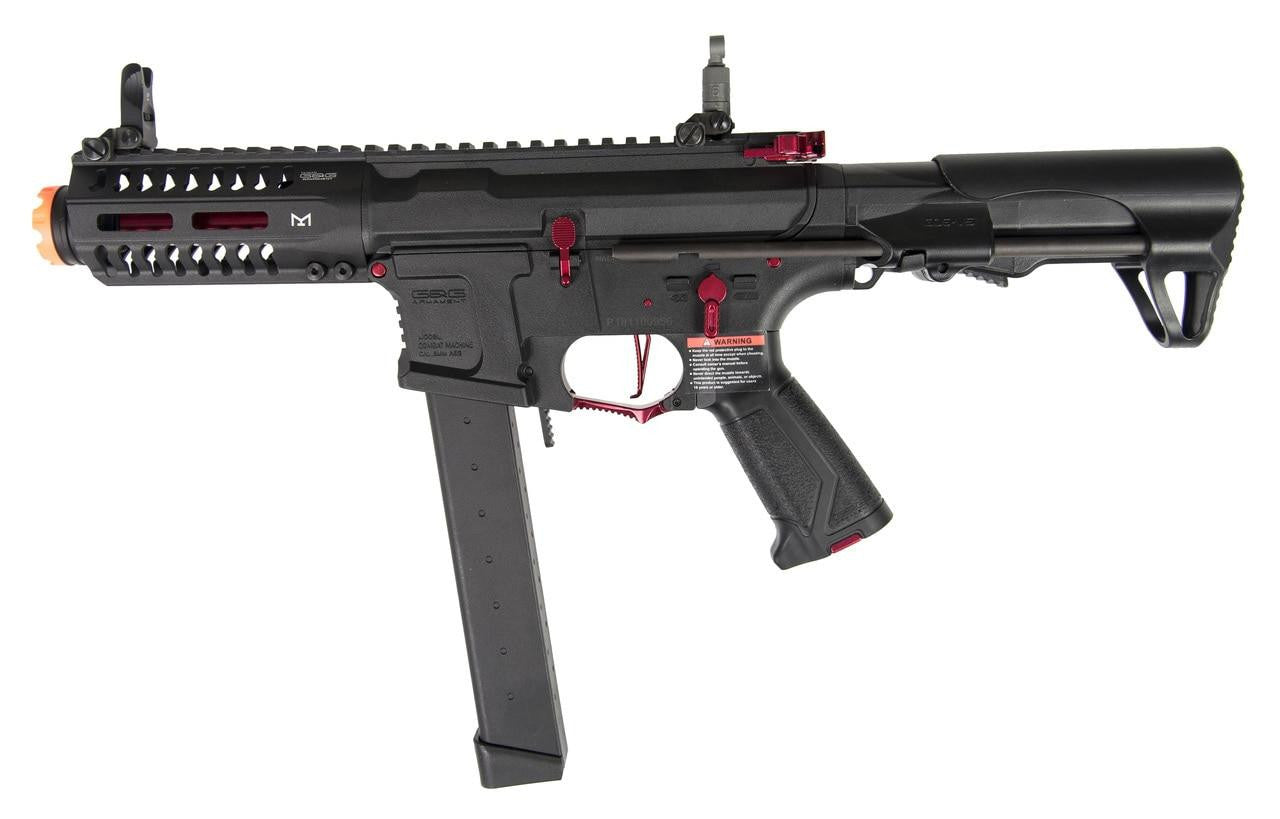 G&G ARP9 Fire AEG with magazine inserted, side profile