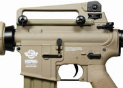 G&G Combat Machine CM16 Carbine AEG View of magazine release switch, safety switch, Pistol grip, and Trigger