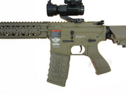 G&G Combat Machine R8-L Tan Airsoft Rifle full body with scope