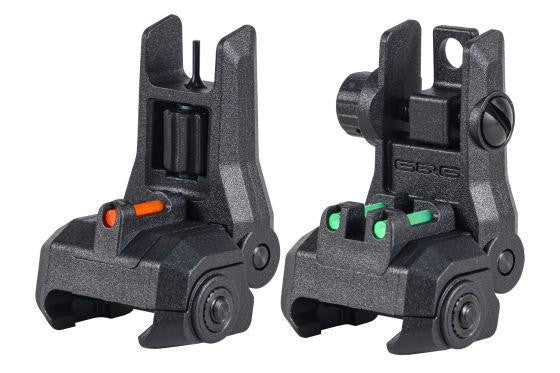 G&G Dual-Profile Fiber Optic Flip-Up Sight (GGT-G-03-261) – Black