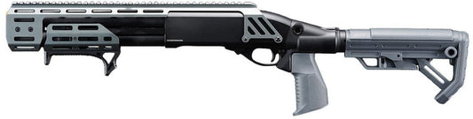 Golden Eagle A.T.P. Doomsday airsoft shotgun in gray, side profile view