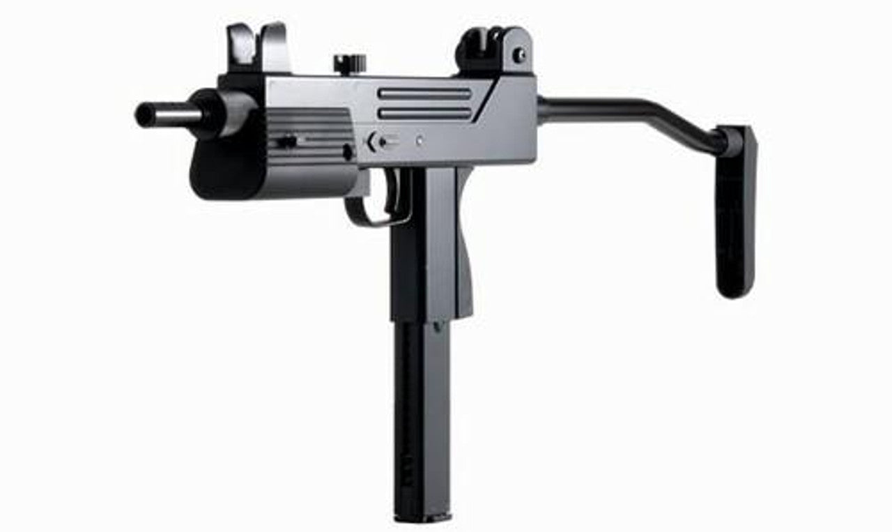 HFC T77 with stock fully extended on white background