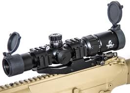 Airsoft JG Tactical M7 4X30 Scope With Built In Laser