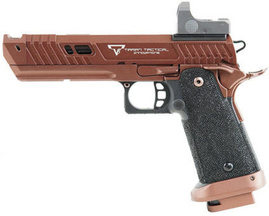 JAG Arms Taran Tactical Innovation Sand Viper Hi Capa Airsoft Pistol, Bronze/Black
