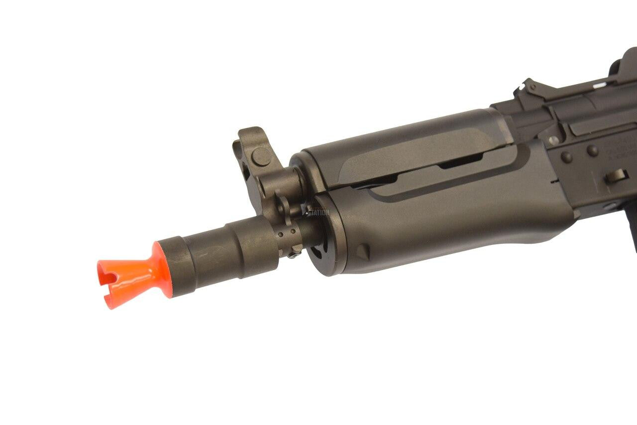 KWA AKG-74U gas blowback airsoft rifle  muzzle view