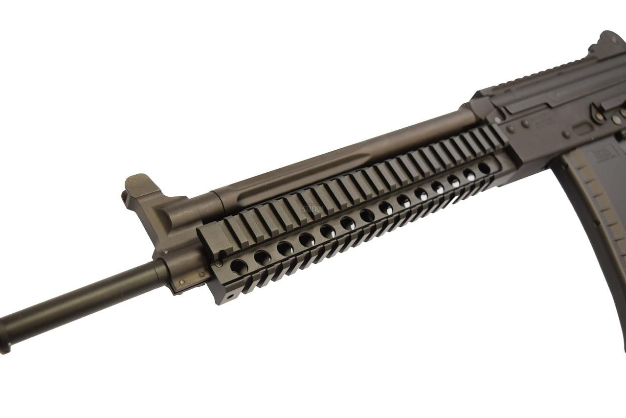 KWA AKG-KCR airsoft rifle magazine and ergonomic handguard, Barrel, and Rail