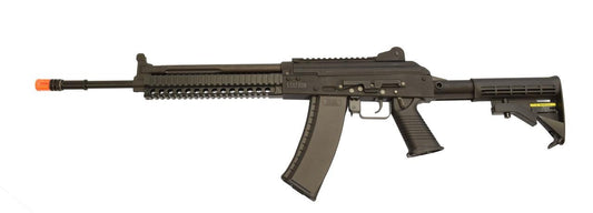 KWA AKG-KCR Full Metal Gas Blowback Airsoft Rifle in tactical black finish