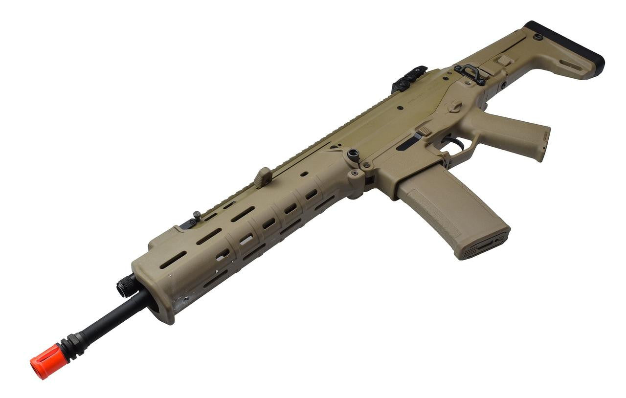 KWA PTS Masada Gas Blowback Airsoft Rifle, FDE/Tan