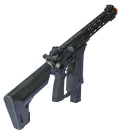 Angled view of the Ronin TK.45 with magazine inserted and flash hider