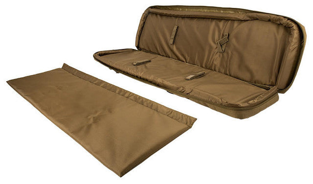 Lancer Tactical 43-inch 3-way carry khaki double rifle gun bag - View of Removed Pad