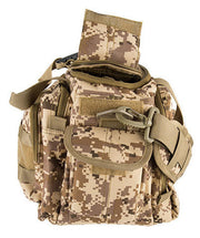 Lancer Tactical 1000D Polyester Small Range Molle Bag Desert Digital - Compact Tactical Storage Bag