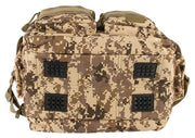 Lancer Tactical Small Range MOLLE Bag Jungle Digital back panel view