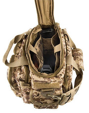 Lancer Tactical Jungle Digital MOLLE Range Bag side profile