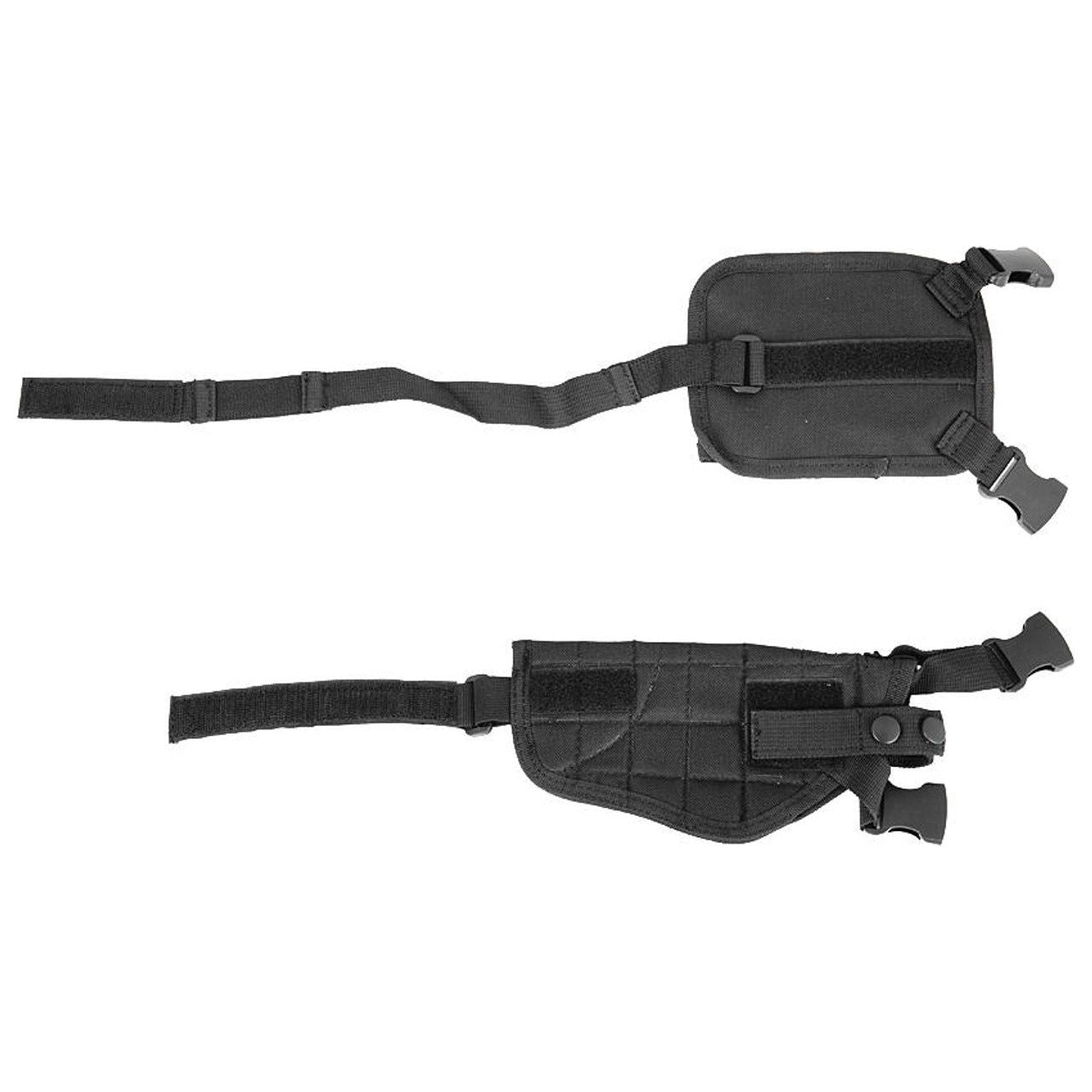 Lancer Tactical 349BN Nylon Vertical Shoulder Holster, Black