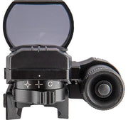Lancer Tactical 4-reticle reflex sight with integrated red laser back side view