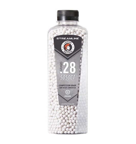 Lancer Tactical 0.28g white BBs 5050 round bottle