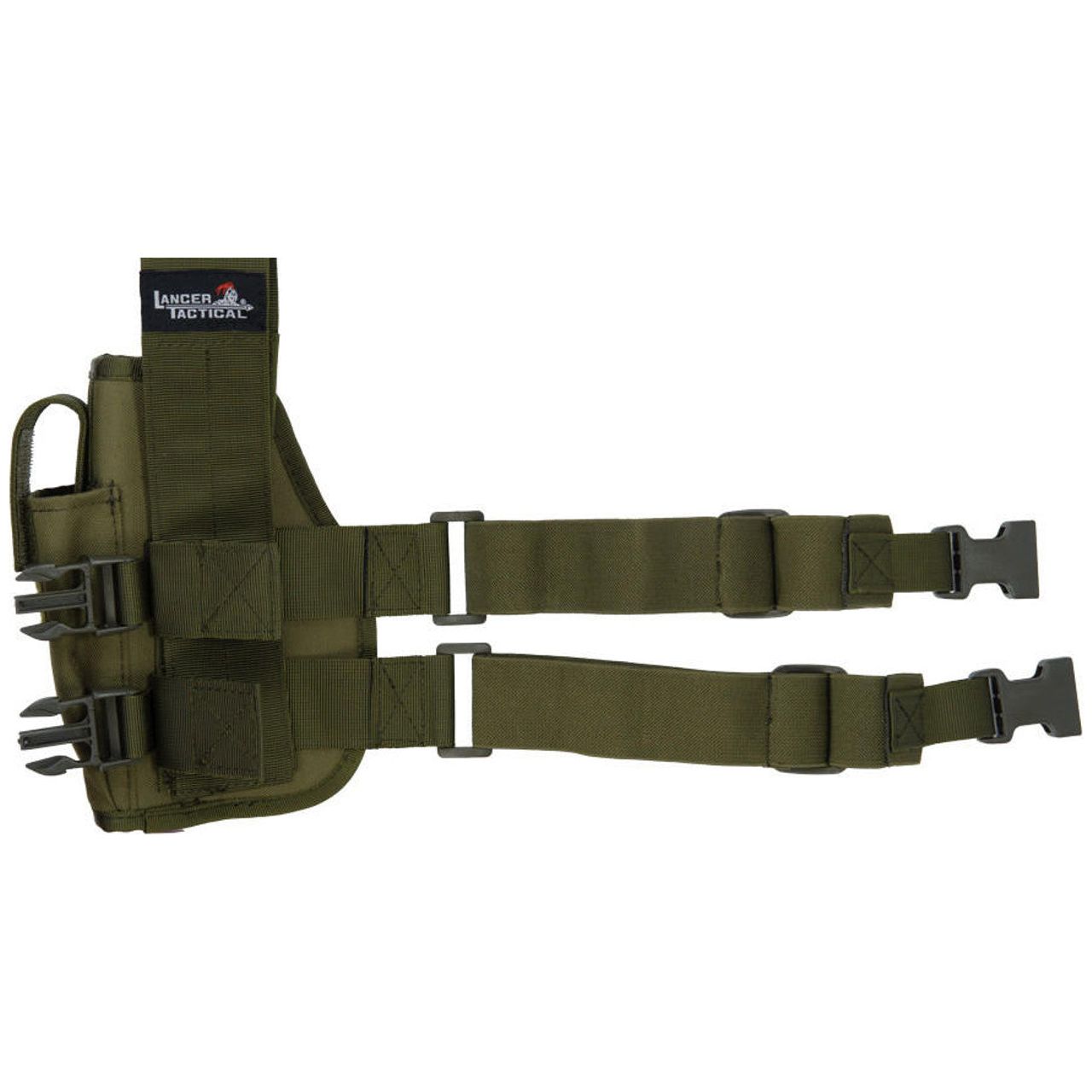 Lancer Tactical 92F Drop Leg Holster in Nylon, OD