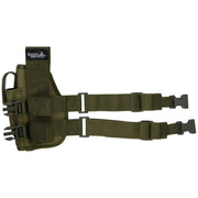 Lancer Tactical 92F Drop Leg Holster in Nylon, OD