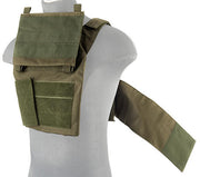 Lancer Tactical Adaptive Recon Tactical Vest showing the back strap open