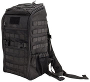 Lancer Tactical Assault Backpack Black - Front View with Molle Webbing