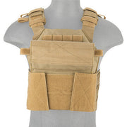 Back view of the Lancer Tactical Assault Recon Plate Carrier, featuring MOLLE webbing for additional gear attachment and enhanced customization