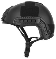 Lancer Tactical Basic Version Ballistic Helmet - Black, Lightweight Tactical Headgear for Airsoft, Paintball, and Military Use