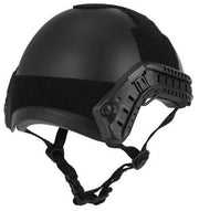 Lancer Tactical Basic Version Ballistic Helmet - Black, Lightweight Tactical Headgear for Airsoft, Paintball, and Military Use