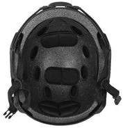 Lancer Tactical Basic Version Ballistic Helmet - Black, Lightweight Tactical Headgear for Airsoft, Paintball, and Military Use