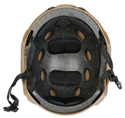 Lancer Tactical Basic Version Ballistic Helmet Dark Earth Back View – Durable and Comfortable Tactical Helmet for Airsoft