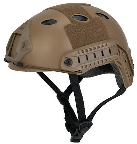 Lancer Tactical Basic Version Helmet – Dark Earth, Front View
